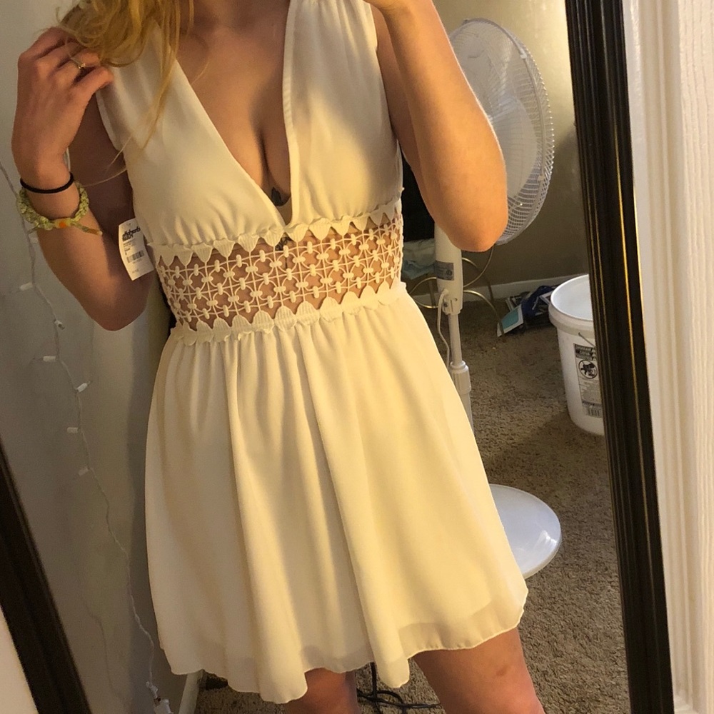 white dress